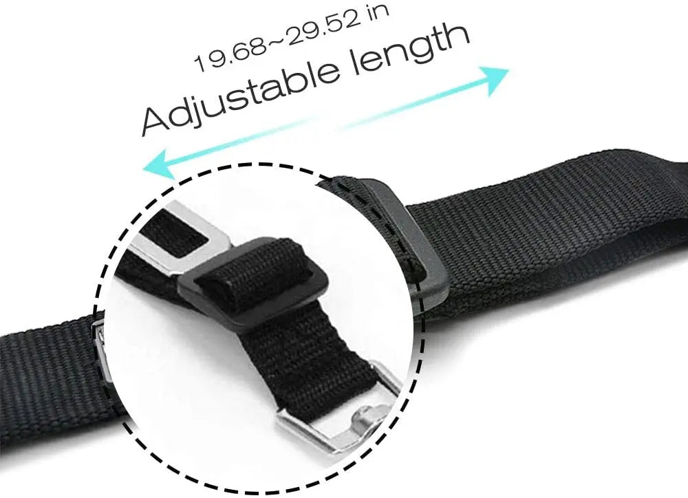 Adjustable Pet Car Seat Belt Safety Lead for Dogs & Cats