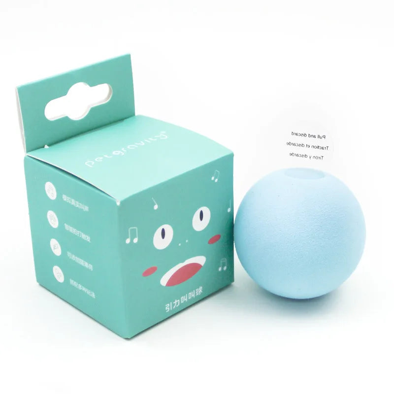 Interactive Smart Cat Ball | Automatic Rolling Plush Toy