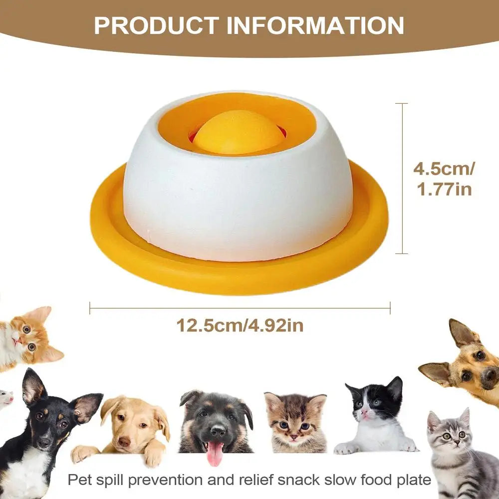 Interactive Dog Treat Puzzle Bowl