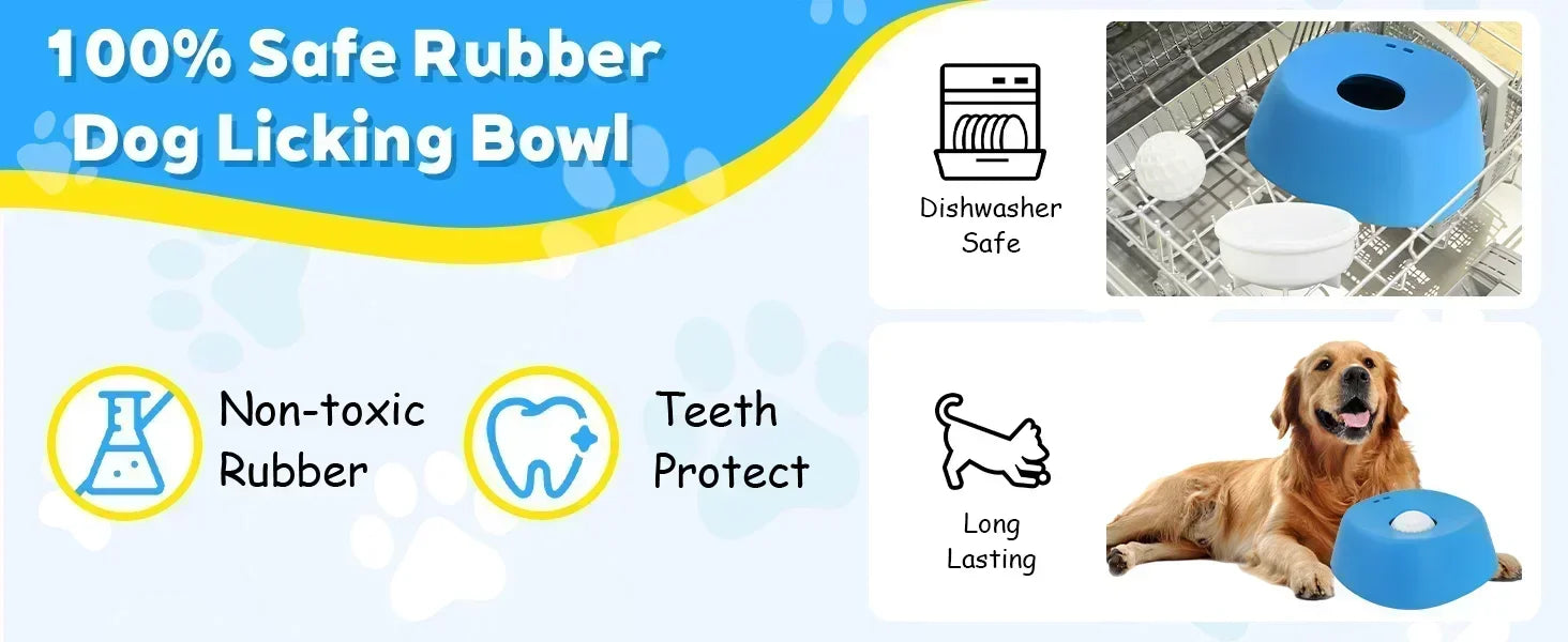 Interactive Slow Feeder Lick Bowl