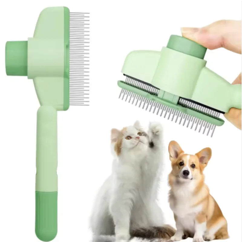 Self-Cleaning Pet Grooming Brush