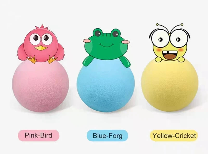 Interactive Smart Cat Ball | Automatic Rolling Plush Toy