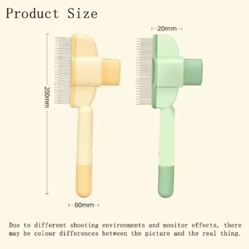 Self-Cleaning Pet Grooming Brush