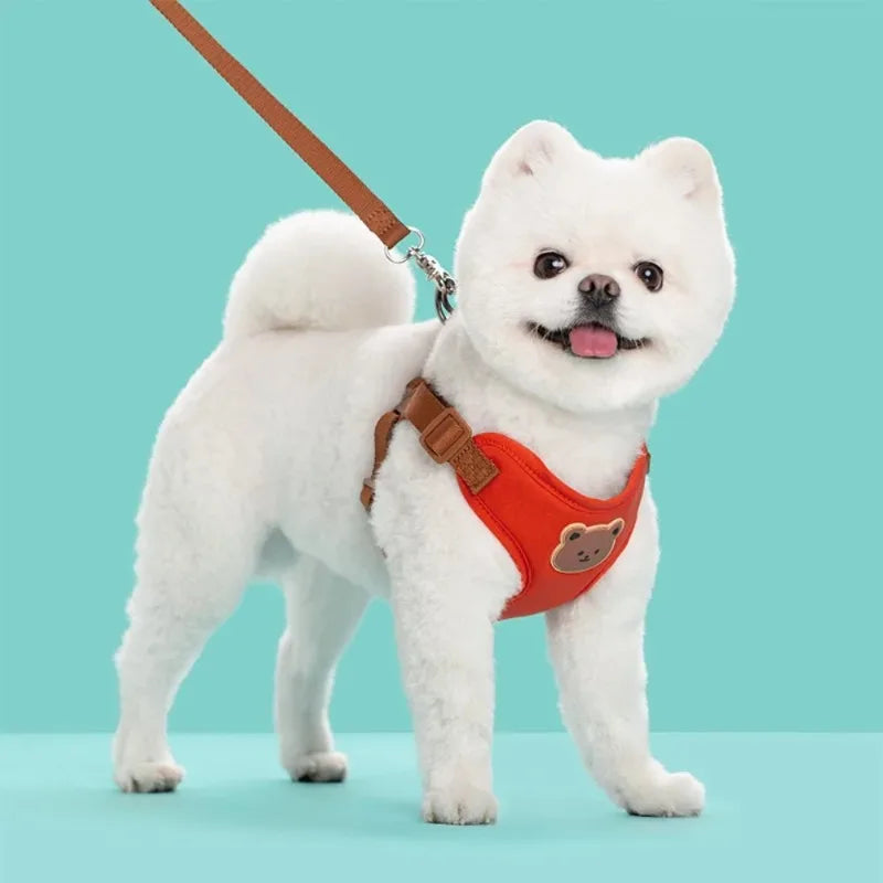 Reflective Pet Harness & Lead Set | Adjustable Dog & Cat Walking Vest