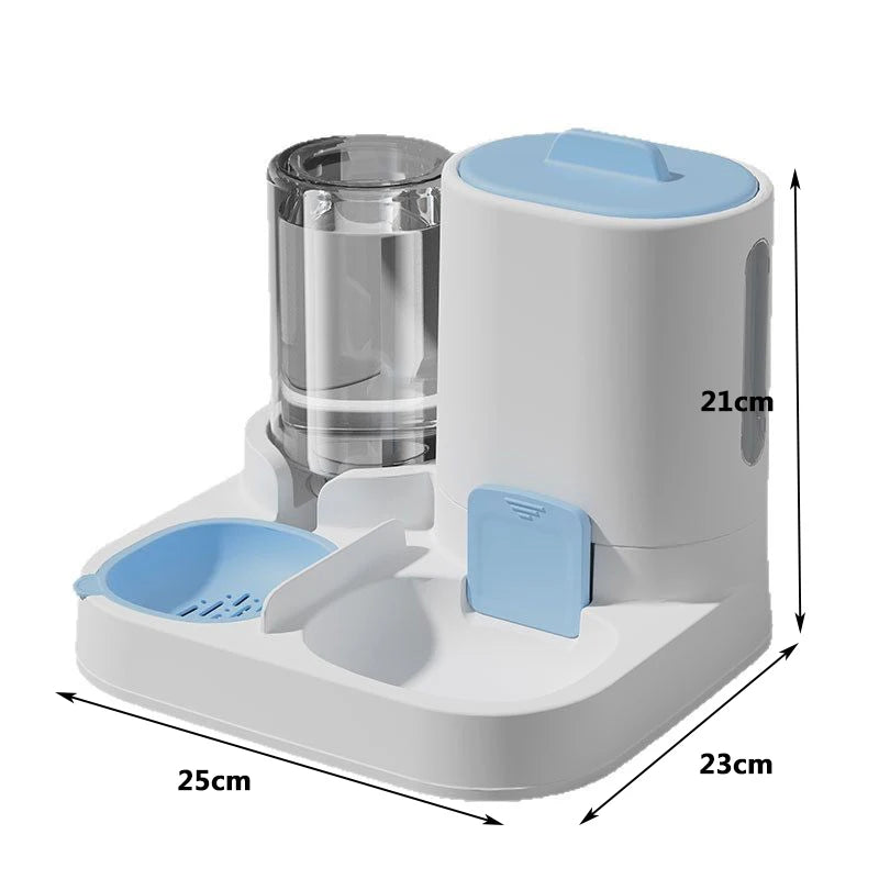 2-in-1 Automatic Pet Food & Water Dispenser