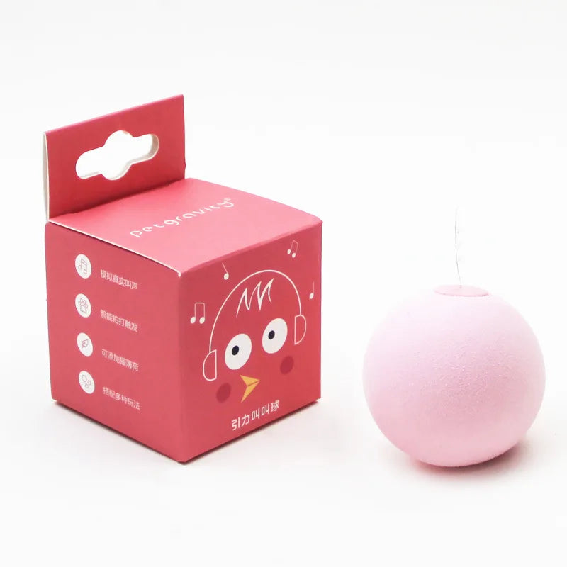 Interactive Smart Cat Ball | Automatic Rolling Plush Toy
