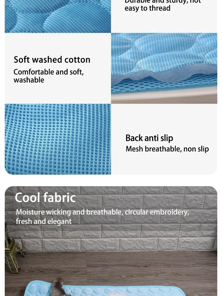Cooling Mat for Dogs & Cats | Summer Pet Cooling Pad