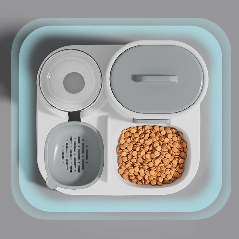 2-in-1 Automatic Pet Food & Water Dispenser