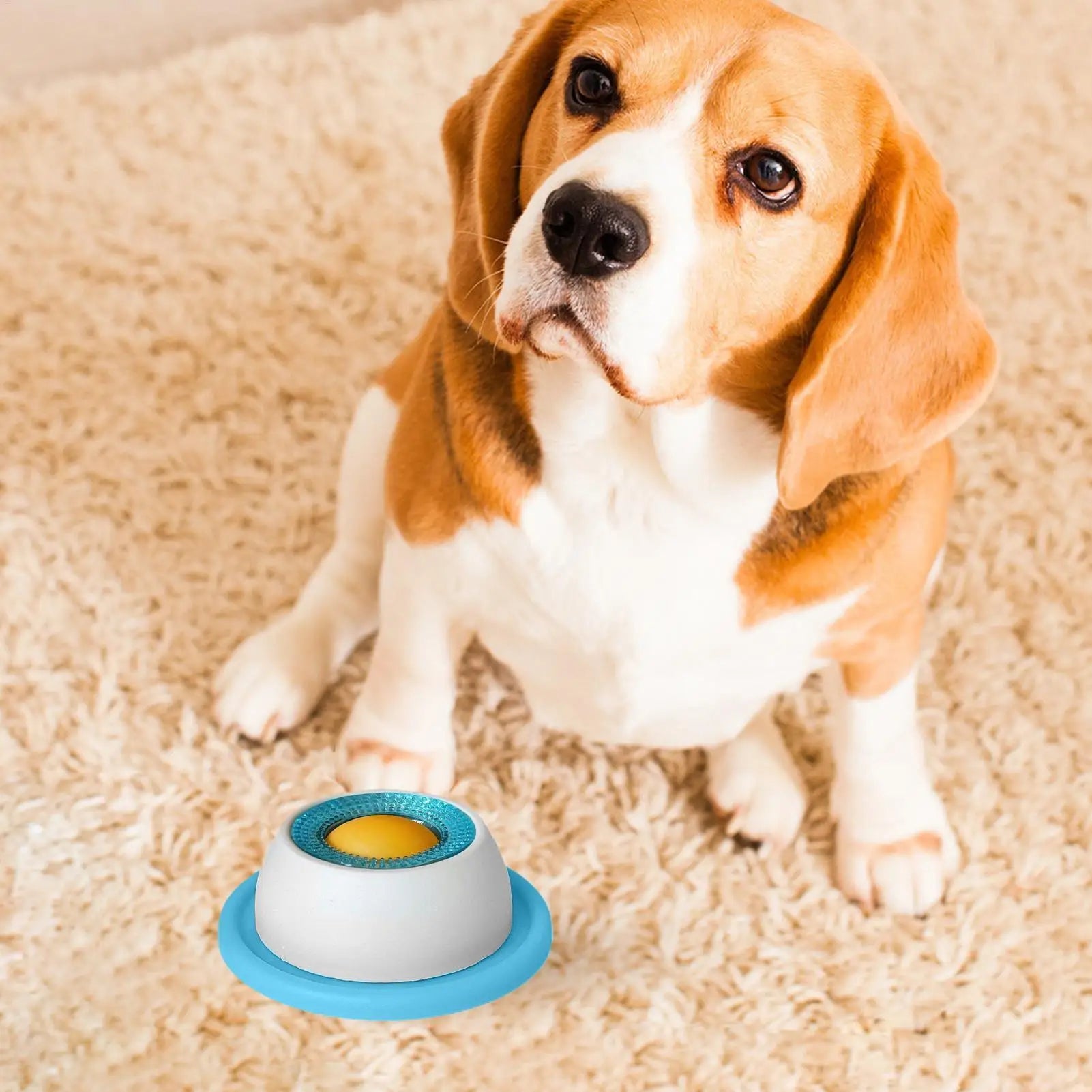 Interactive Dog Treat Puzzle Bowl