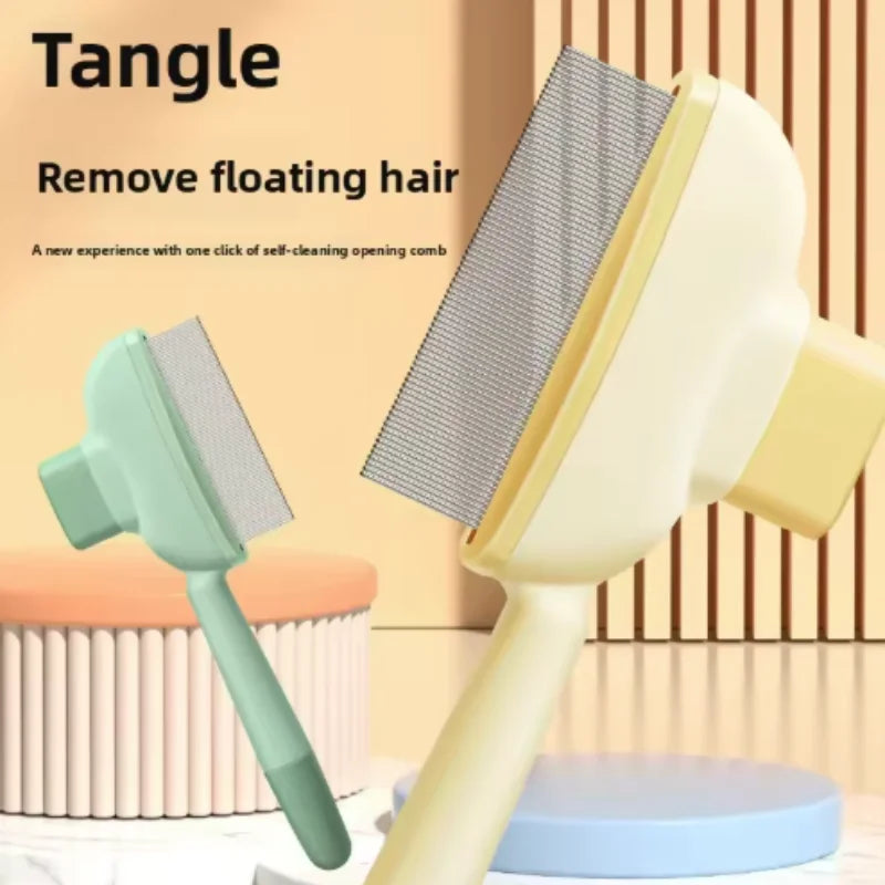 Self-Cleaning Pet Grooming Brush