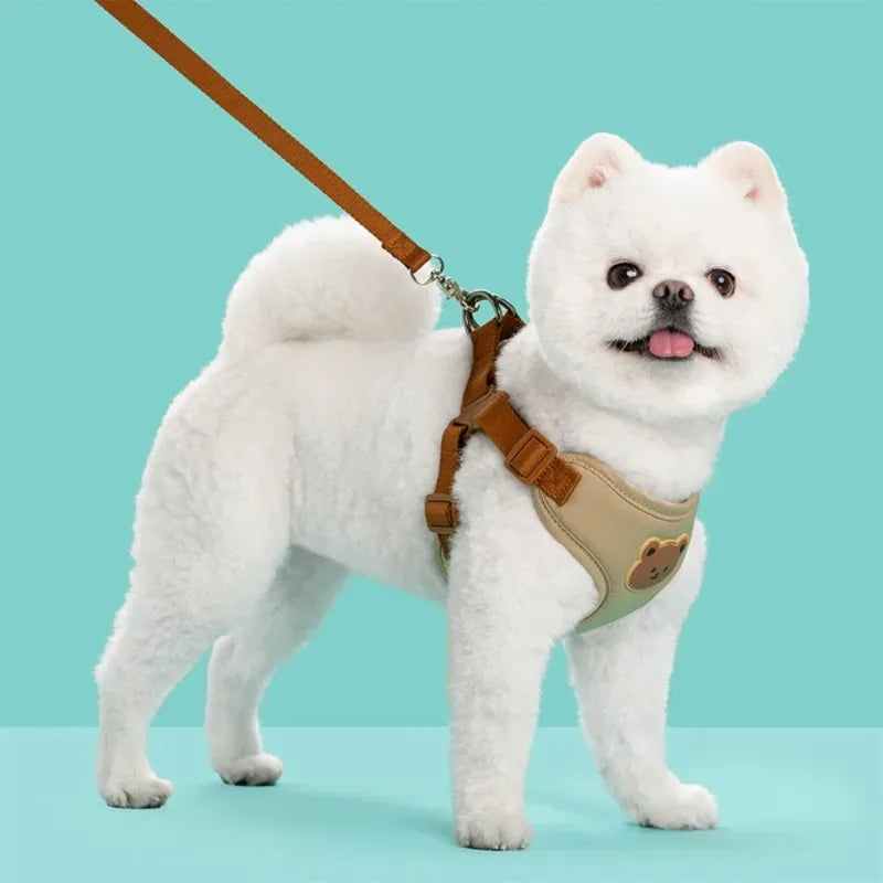 Reflective Pet Harness & Lead Set | Adjustable Dog & Cat Walking Vest