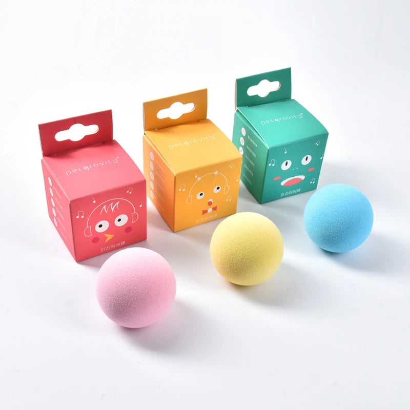 Interactive Smart Cat Ball | Automatic Rolling Plush Toy