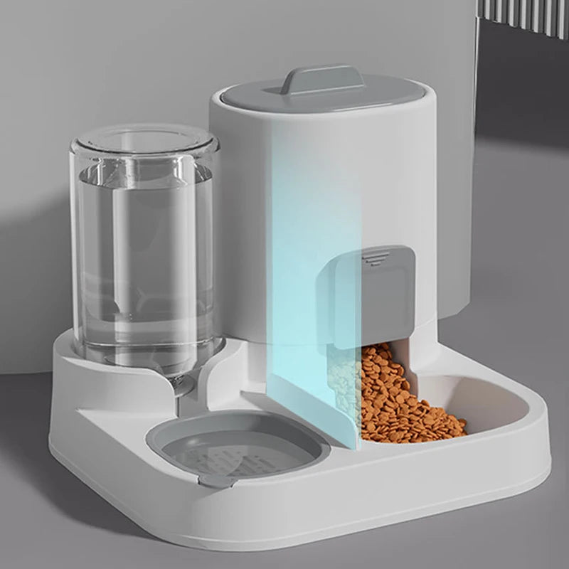 2-in-1 Automatic Pet Food & Water Dispenser