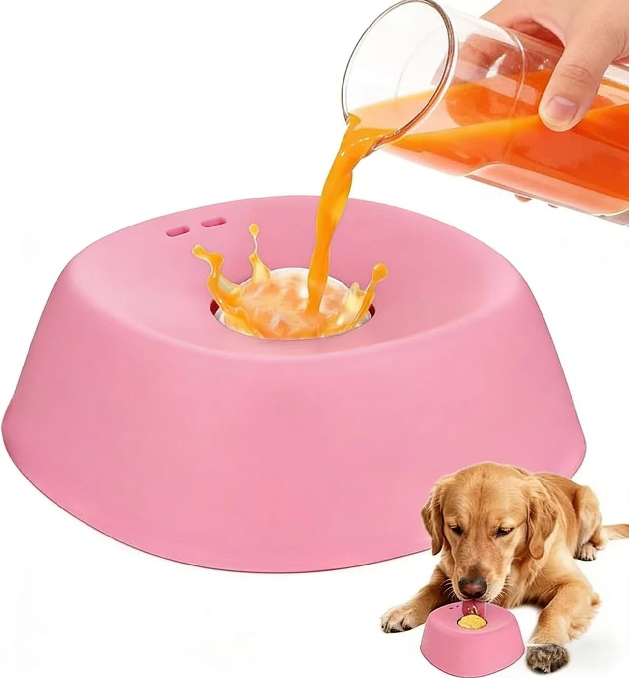 Interactive Slow Feeder Lick Bowl