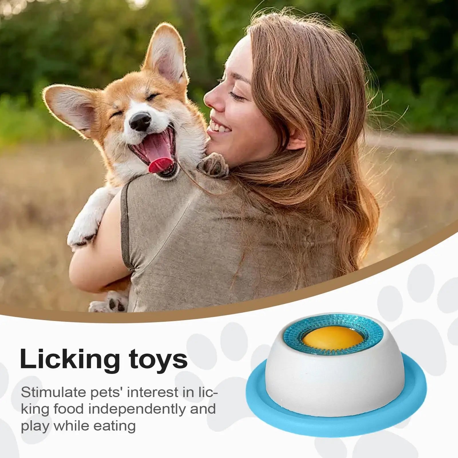 Interactive Dog Treat Puzzle Bowl