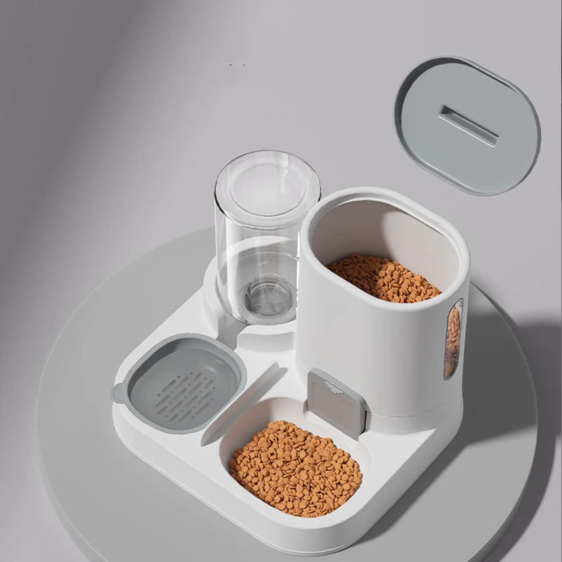 2-in-1 Automatic Pet Food & Water Dispenser