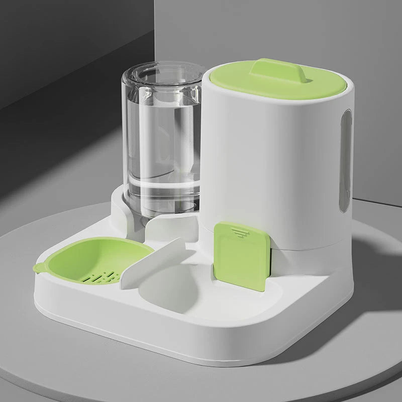 2-in-1 Automatic Pet Food & Water Dispenser