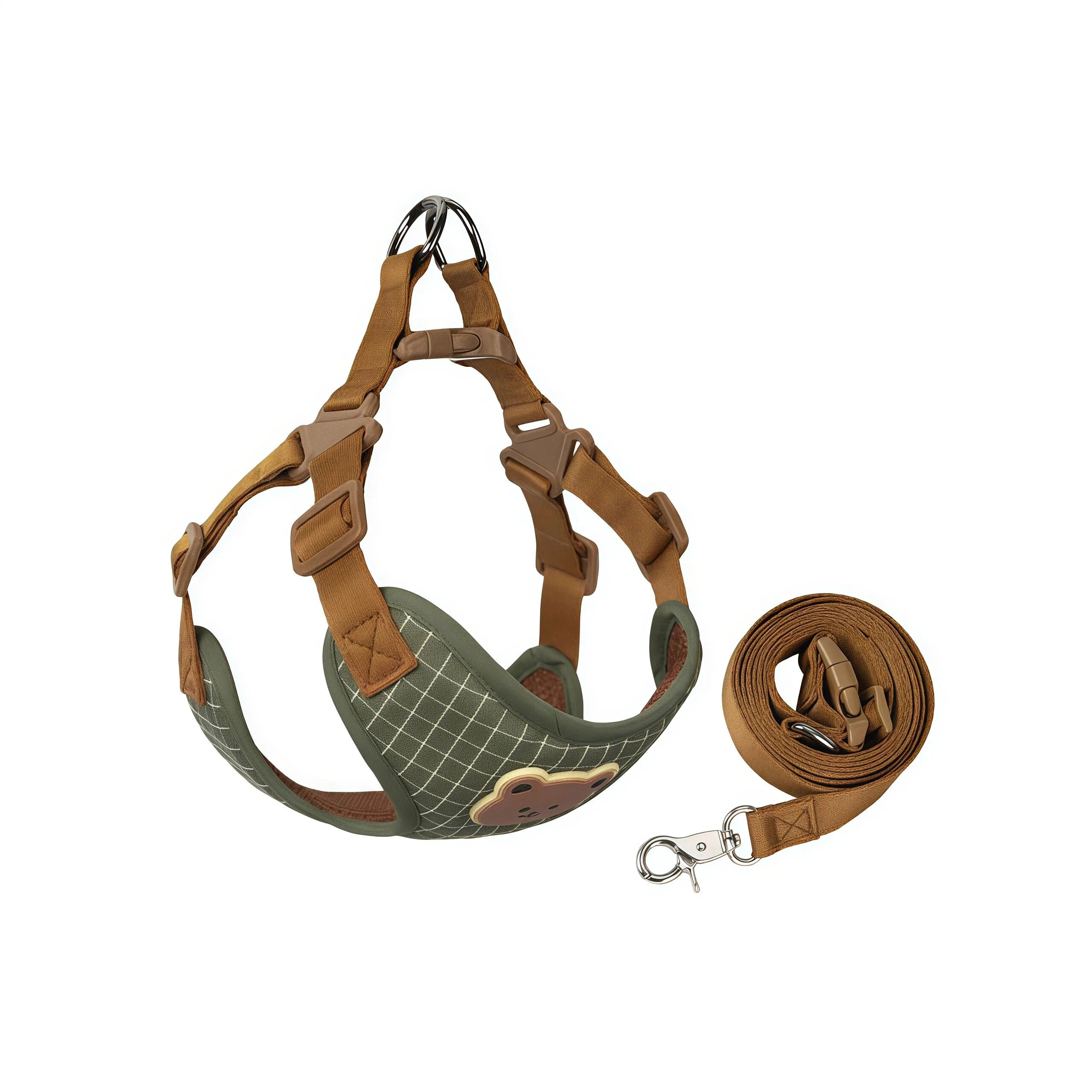 Reflective Pet Harness & Lead Set | Adjustable Dog & Cat Walking Vest