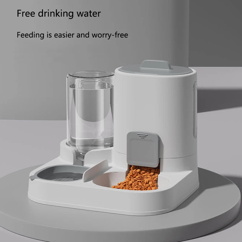 2-in-1 Automatic Pet Food & Water Dispenser