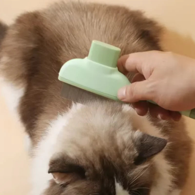 Self-Cleaning Pet Grooming Brush