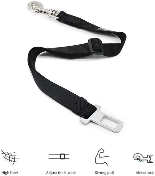 Adjustable Pet Car Seat Belt Safety Lead for Dogs & Cats