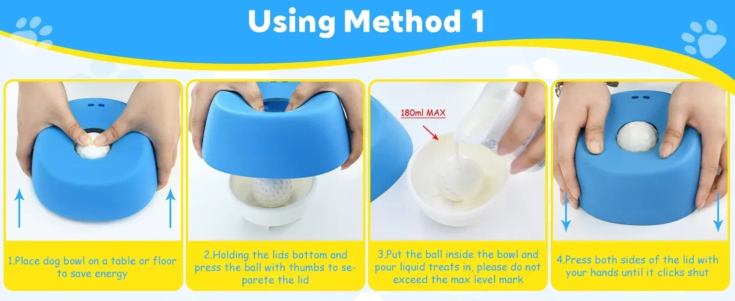 Interactive Slow Feeder Lick Bowl