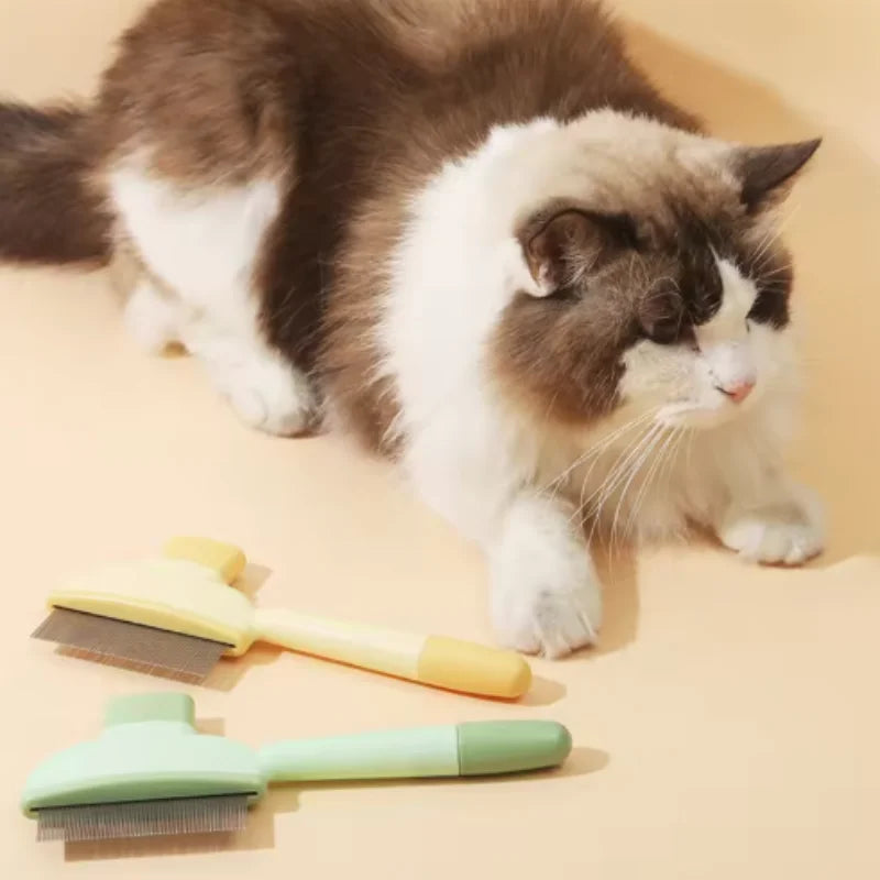 Self-Cleaning Pet Grooming Brush
