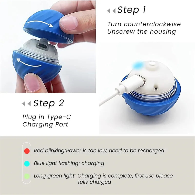 Interactive Smart Dog Ball | Automatic Rolling ball