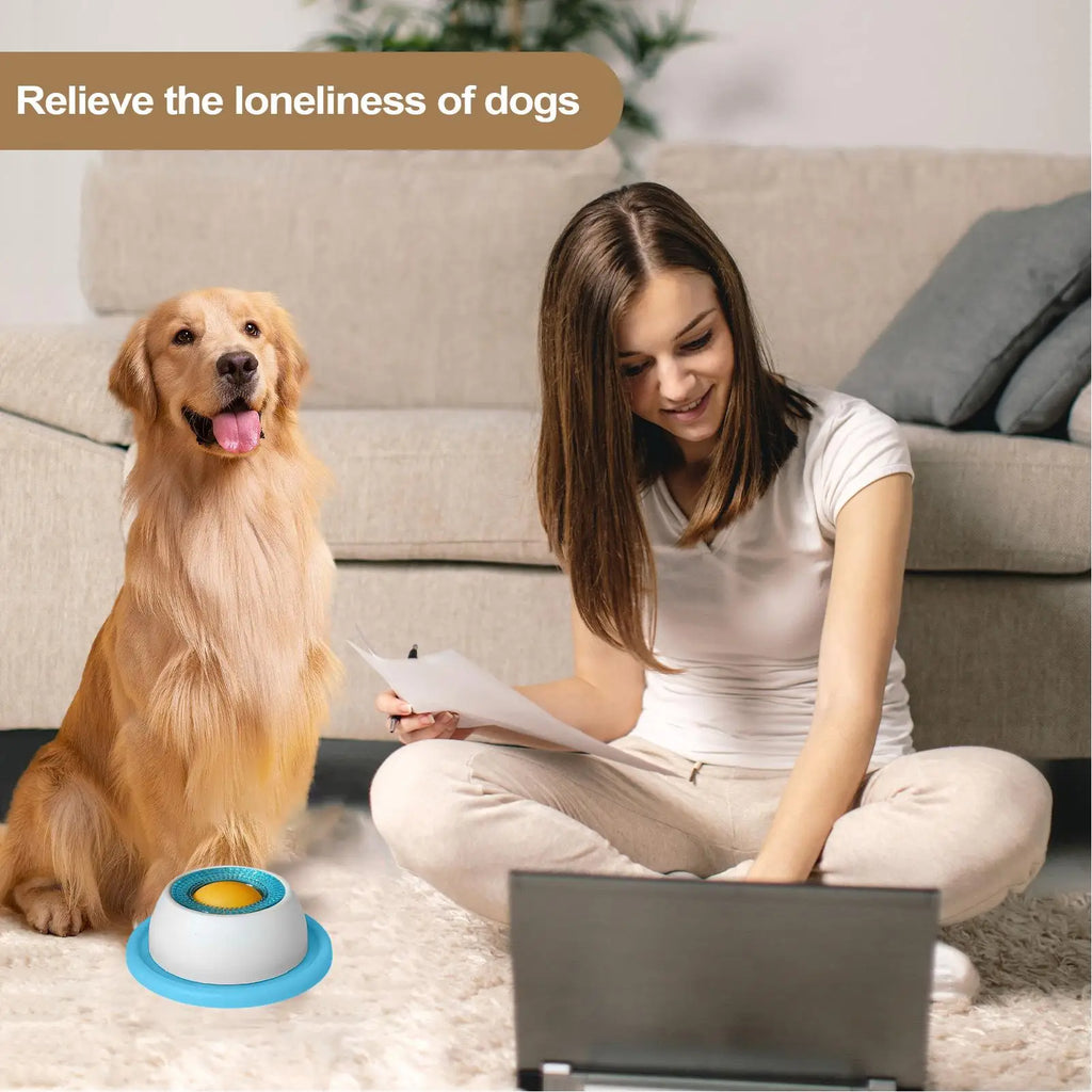 Interactive Dog Treat Puzzle Bowl