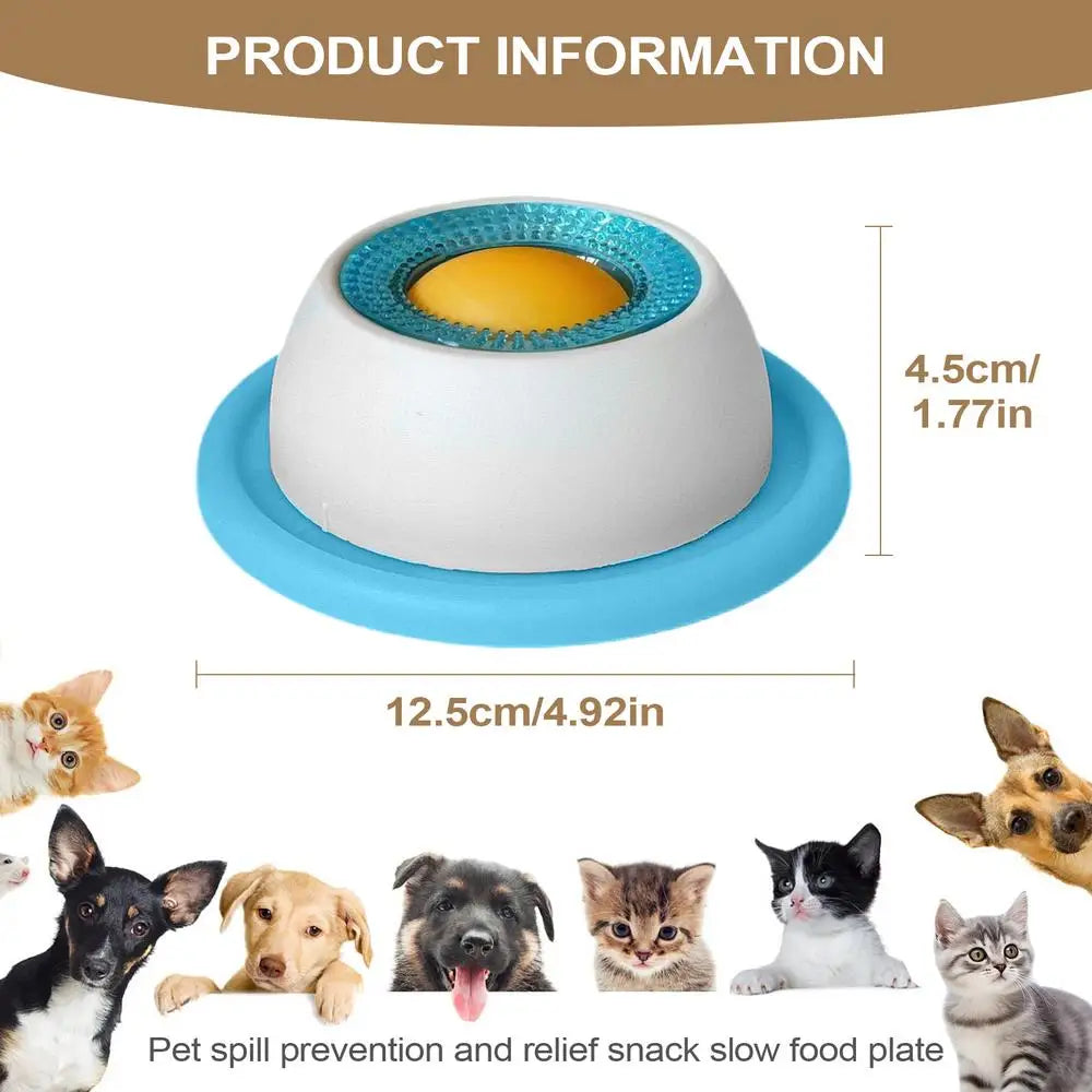 Interactive Dog Treat Puzzle Bowl
