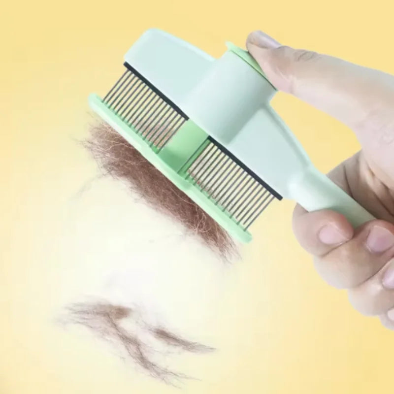 Self-Cleaning Pet Grooming Brush