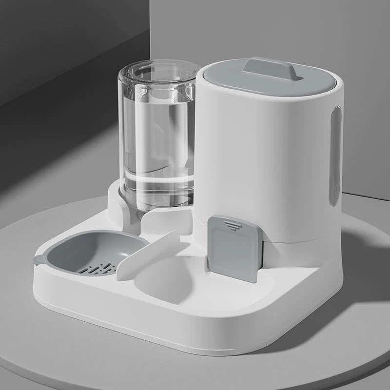 2-in-1 Automatic Pet Food & Water Dispenser