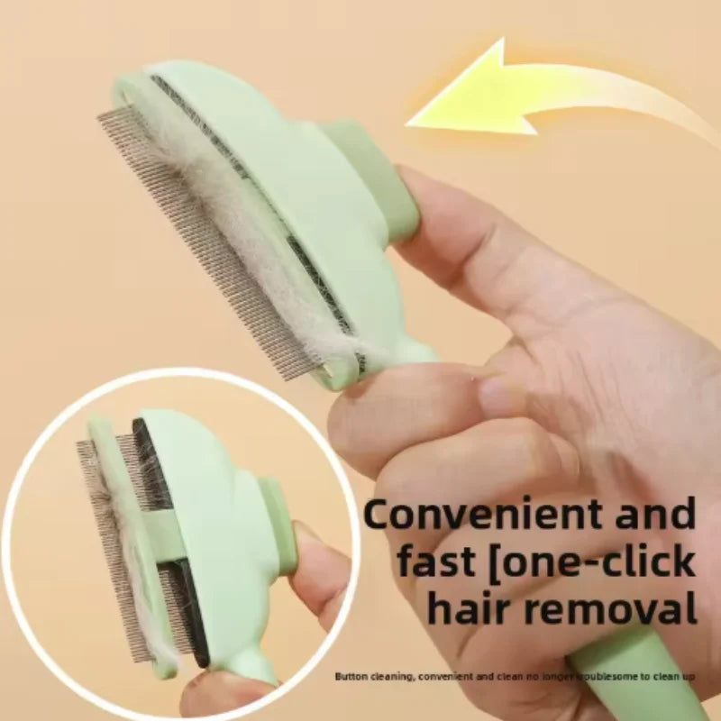 Self-Cleaning Pet Grooming Brush