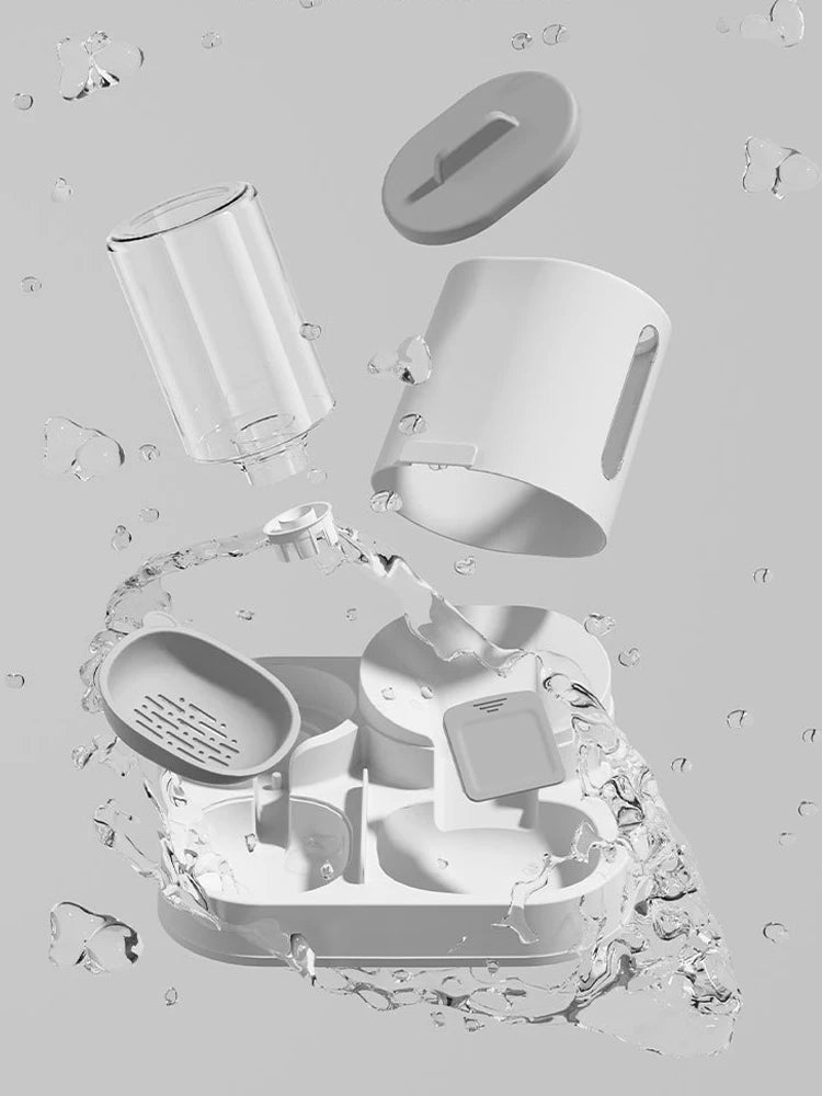 2-in-1 Automatic Pet Food & Water Dispenser